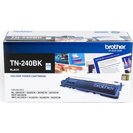 BROTHER TN-240BK Siyah Spot Orjinal Toner (2200 Sayfa)