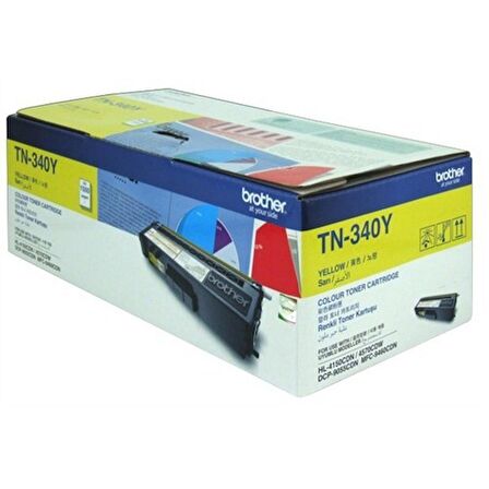 Brother TN-340Y 1500 Sayfa Kapasiteli Sarı Spot Orjinal Toner