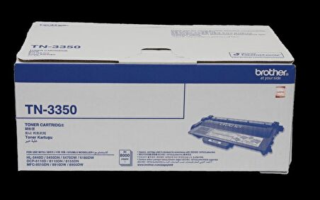 BROTHER TN-3350 Siyah 8000 Sayfa Lazer Toner 