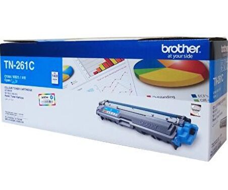 BROTHER TN261C Mavi 1400 Sayfa Lazer Toner 