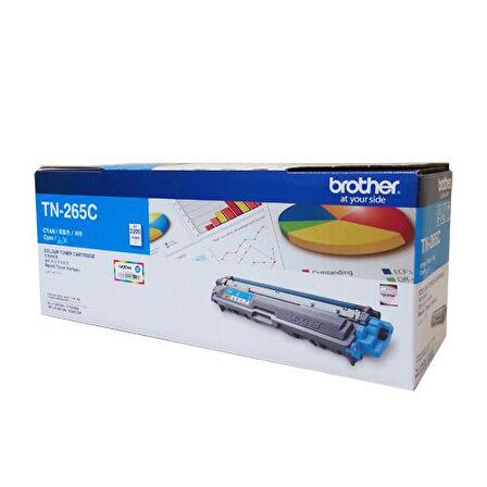 BROTHER TN265C Mavi 2200 Sayfa Lazer Toner 