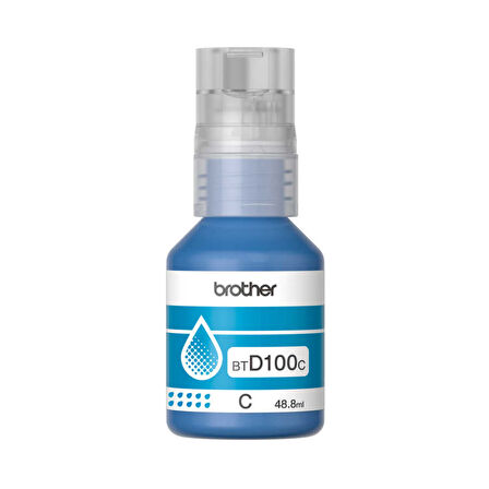Brother BTD100C Orijinal Ultra Yüksek Verimli Mavi Mürekkep