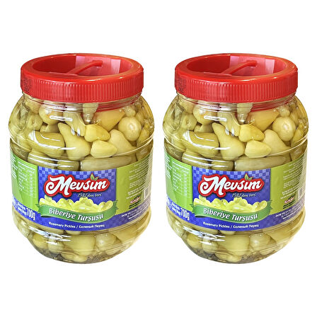Mevsim Biberiye Turşusu 1350 gr x 2 Adet