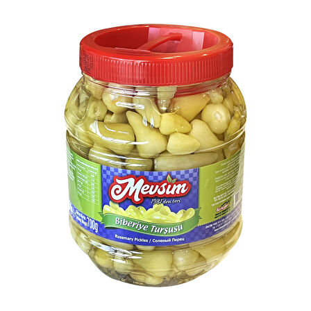 Mevsim Biberiye Turşusu 1350 gr x 2 Adet