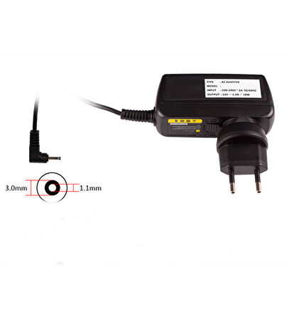 Acer Iconia Tab A100 A200 A210 A211 A500 Tablet Adaptör Şarj 18W