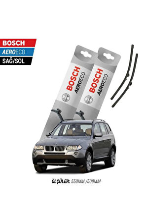 Bmw X3 E83 2005 Model Bosch Aeroeco Muz Silecek Takımı