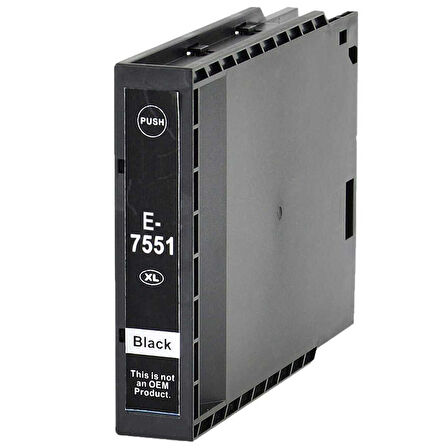 Epson T7551-c13t755140 Siyah Muadil Kartuş Yüksek Kapasiteli