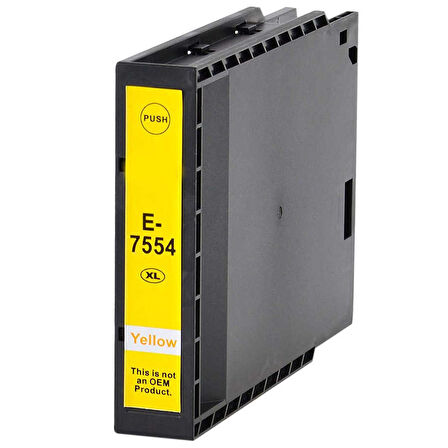 Epson T7554-c13t755440 Sarı Muadil Kartuş Yüksek Kapasiteli