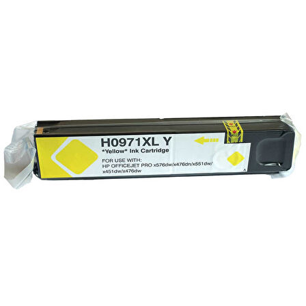 Hp 971xl-cn628ae Sarı Muadil Kartuş Yüksek Kapasiteli