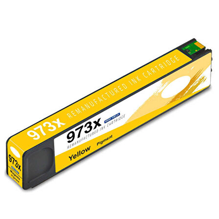 Hp 973x-f6t83ae Sarı Muadil Kartuş Yüksek Kapasiteli
