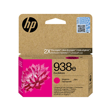 HP 938e Macenta Orijinal Kartuş Mürekkep (4S6Y0PE)