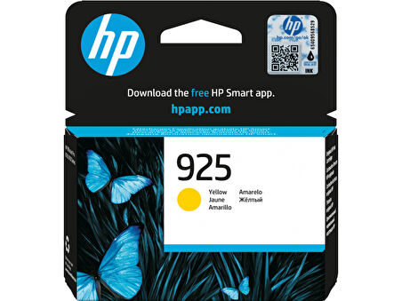 HP 925 Sarı Orijinal Kartuş  4K0V8PE