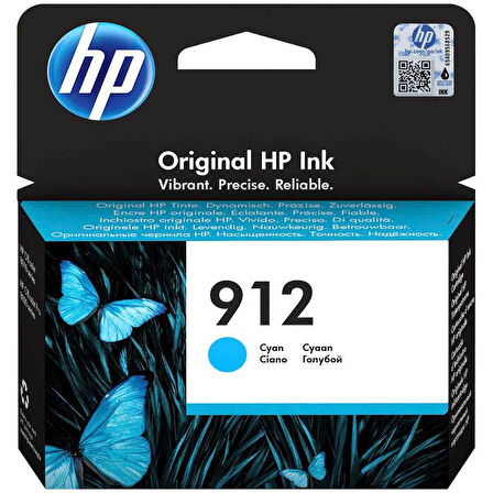 Hp 912-3yl77ae Mavi Orijinal Kartuş