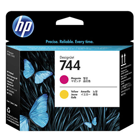 Hp 744-f9j87a Kırmızı-sarı Orijinal Baskı Kafası