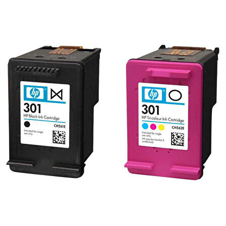Hp 301-n9j72ae Orijinal Siyah Ve Renkli Kartuş 2li Paket