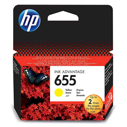 Hp 655-cz112ae Sarı Orijinal Kartuş
