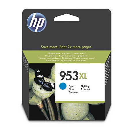 Hp 953xl-f6u16ae Mavi Orijinal Kartuş Yüksek Kapasiteli