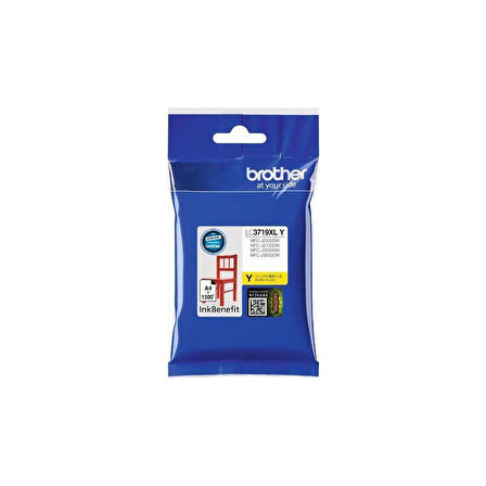 Brother Lc-3719xl Sarı Orijinal Kartuş Yüksek Kapasiteli