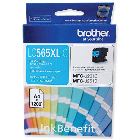 Brother Lc565xl Mavi Orijinal Kartuş