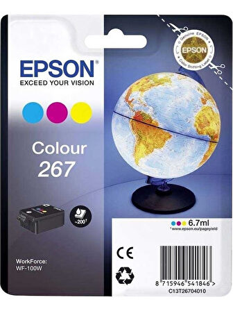 Epson T267-C13T26704010 Renkli Orjinal Kartuş