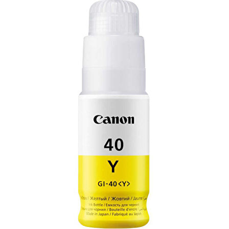 Canon Gı-40/3402c001 Sarı Orijinal Mürekkep
