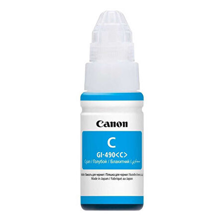 Canon Gı-490/0664c001 Mavi Orijinal Mürekkep