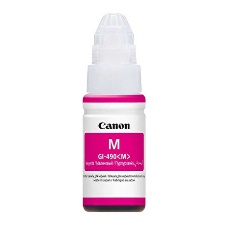 Canon Gı-490/0665c001 Kırmızı Orijinal Mürekkep