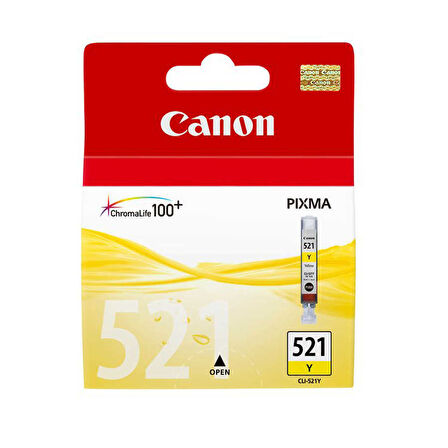 Canon Clı-521/2936b001 Sarı Orijinal Kartuş