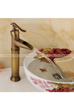 Banyo Çanak Lavabo Bataryası Antik Şelale Yeni Ürün