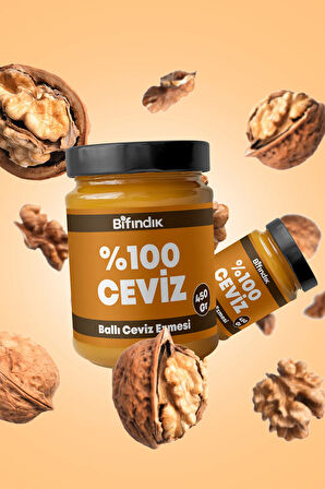 Ballı Ceviz Ezmesi Katkısız Taze Çekim Doğal Sürülebilir Kahvaltılık %80 Ceviz Ezmesi 450 gram