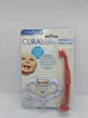 TechTic Curaprox Curababy Bebek Diş Fırçası ve Diş Kaşıma Seti