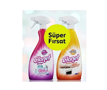 Diversey Clonet Banyo Mutfak Temizleyici 2 x 750 ML