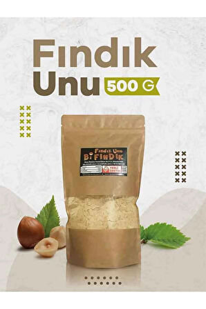 Fındık Unu 500gr 1.kalite %100 Saf Doğal Katkısız Glutensiz Öğütülmüş Doypack Gerçek Fındık Unu Tozu