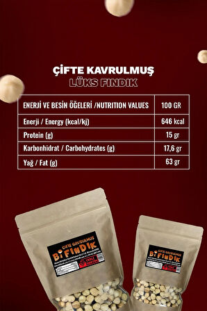 Çifte Kavrulmuş Iç Fındık Iri Taneli Iri Boy Çıtır Iç Fındık %100 Taze Lezzetli Yeni Mahsul 1kg