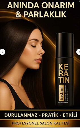 Saç Uzamasına Yardımcı Durulanmayan Keratin Bakım Spreyi 125 ml