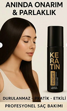 Saç Uzamasına Yardımcı Durulanmayan Keratin Bakım Spreyi 125 ml