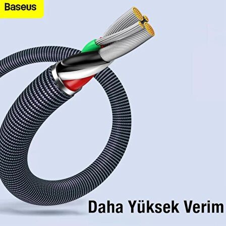 Baseus 1.2 Metre 20W Hızlı iPhone Lightning Şarj ve Data Kablosu, 480Mbps Dayanıklı Kopmaz İph Kablo