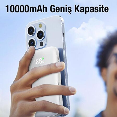 Polhammobile 10000 mAh Hızlı Şarj Powerbank Lila 