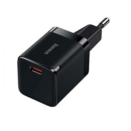Baseus Type-C 30 Watt Hızlı Şarj Aleti Siyah