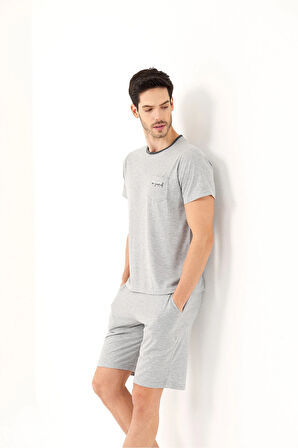 VİSKON 3'LÜ ERKEK PİJAMA TAKIMI