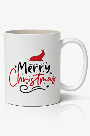 Kişiye Özel Yılbaşı Yeni Yıl Christmas Temalı Beyaz Kupa Bardak Sevgiliye Arkadaşa Hediye v24