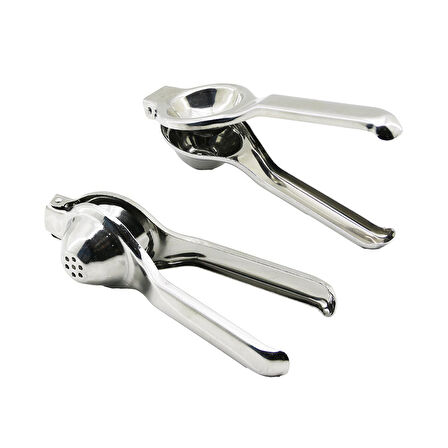 INOX METAL  LİMON SIKACAK  KOLLU PRES MODELİ   20CM (4987)