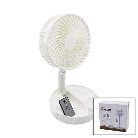 KUMANDALI MİNİ FAN M.ÜSTÜ VANTİLATÖR KATLANIR FAN=19.7CM - UZAYAN AYAK=35-102CM TELEFONLUKLU USB ŞARJ (4987)