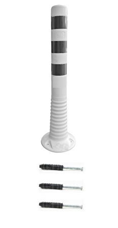 Beyaz Renk Otopark Düzenleyici 75 Cm Eco Delinatör