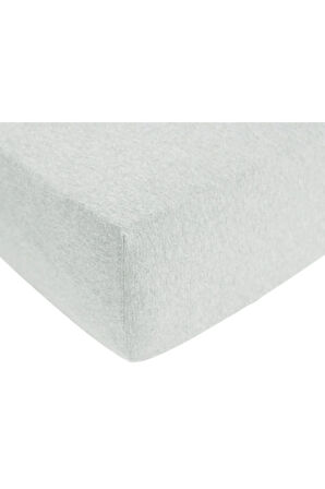 Gri Melanj 120x200 (ara Boy) Penye Lastikli Çarşaf