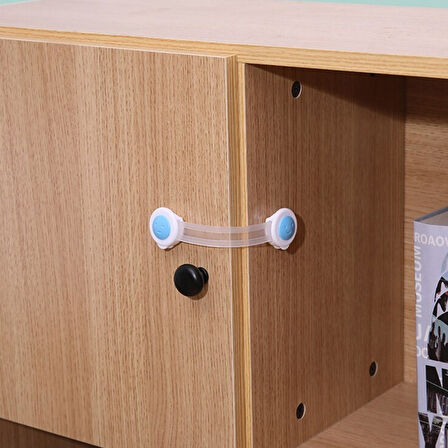 Bebek ve Çocuklar İçin Dolap Çekmece Emniyet Güvenlik Kilidi (4987)