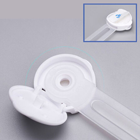 Bebek ve Çocuklar İçin Dolap Çekmece Emniyet Güvenlik Kilidi (4987)