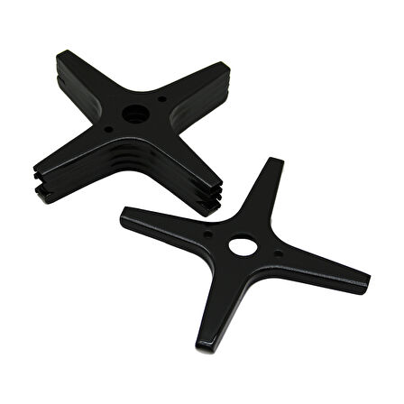 5 ADET SİYAH ARTI MODEL CEZVELİK OCAK KÜÇÜLTÜCÜ EMAYE (4987)