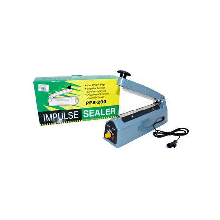 Poşet Ağzı Torba Kapatma Yapıştırma Makinası Demir 20 Cm (4987)