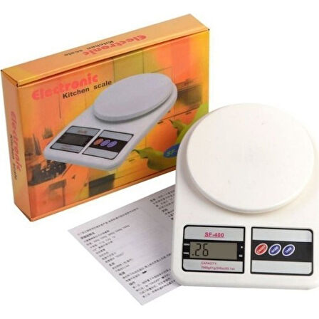 Dijital Hassas Lcd Ekran Terazi 10 Kg Gr Sf-400 (4987)